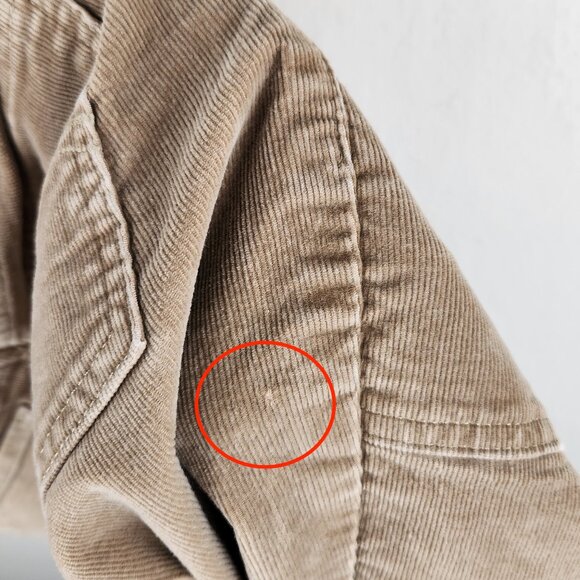 Levi's Surplus Skinny Low Rise White Tab Corduroy Pants Tan sz 27 - Picture 13 of 13